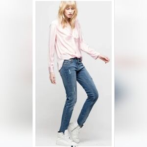 Zadig & Voltaire Pink Blouse NWT Size XS